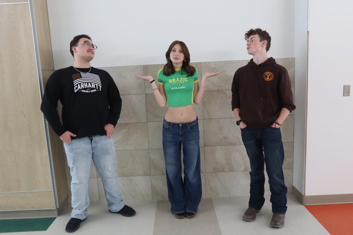 Stuck between two guys. Photo by Charlie.