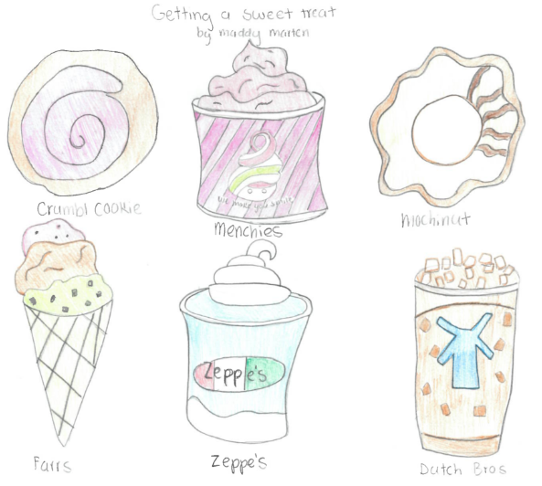 Sweet Treats. Art by Maddy Marten.